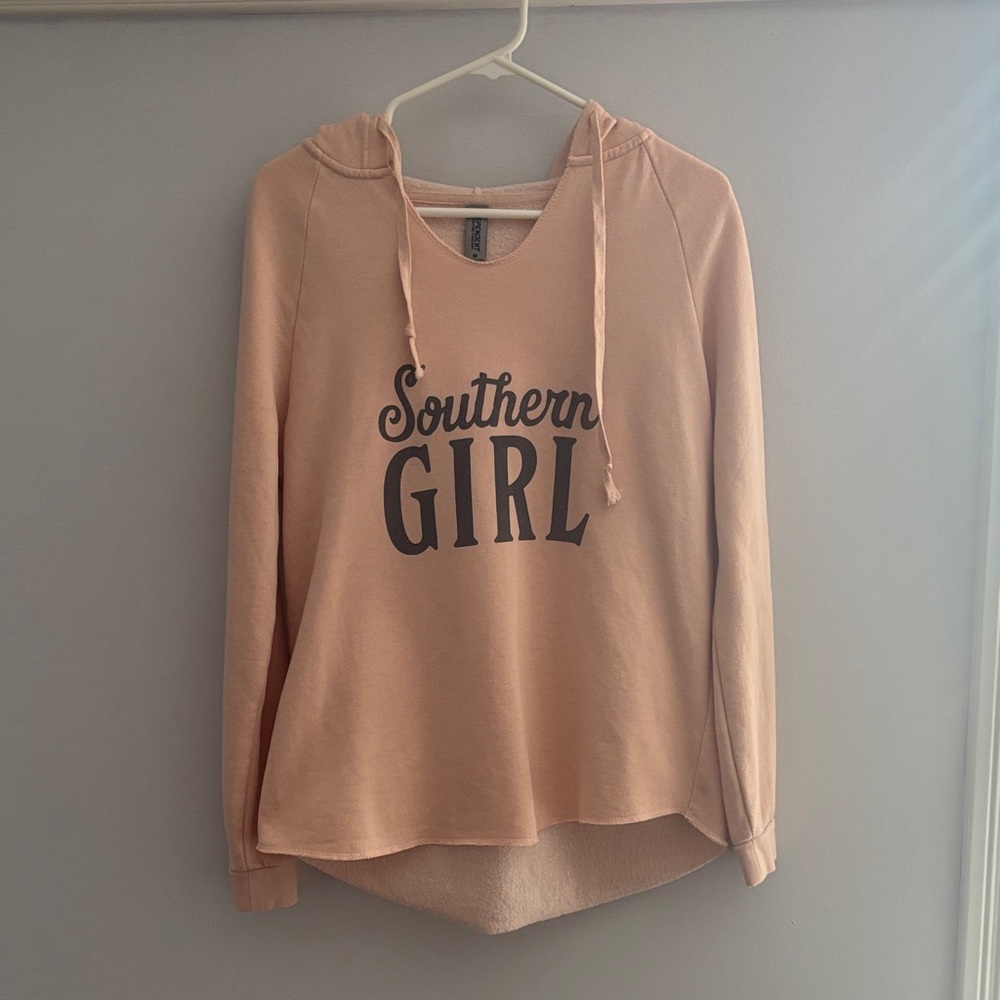 Southern Girl Blush Pink Hoodie
